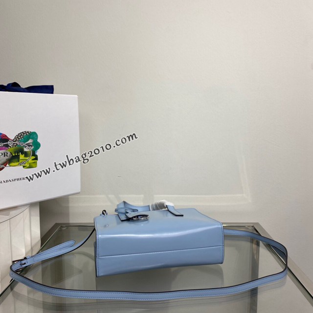 Prada專櫃新款mini購物袋 1BA357 普拉達複刻Re-Edition全皮手提包 csp1078